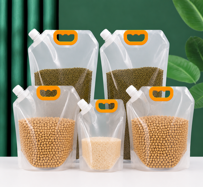 🥗4 Counts Reusable Food Sealed Bags
