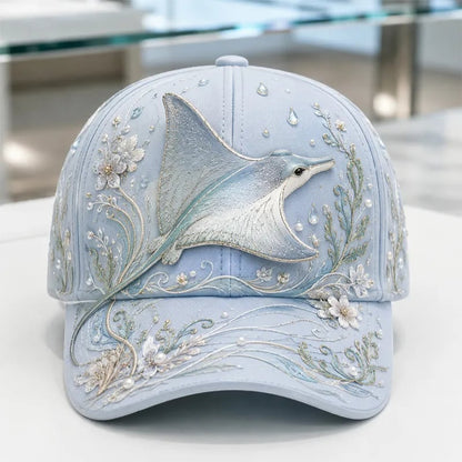 🔥 Last Day 49% OFF – 🌊 3D Ocean Creatures Printed Cap