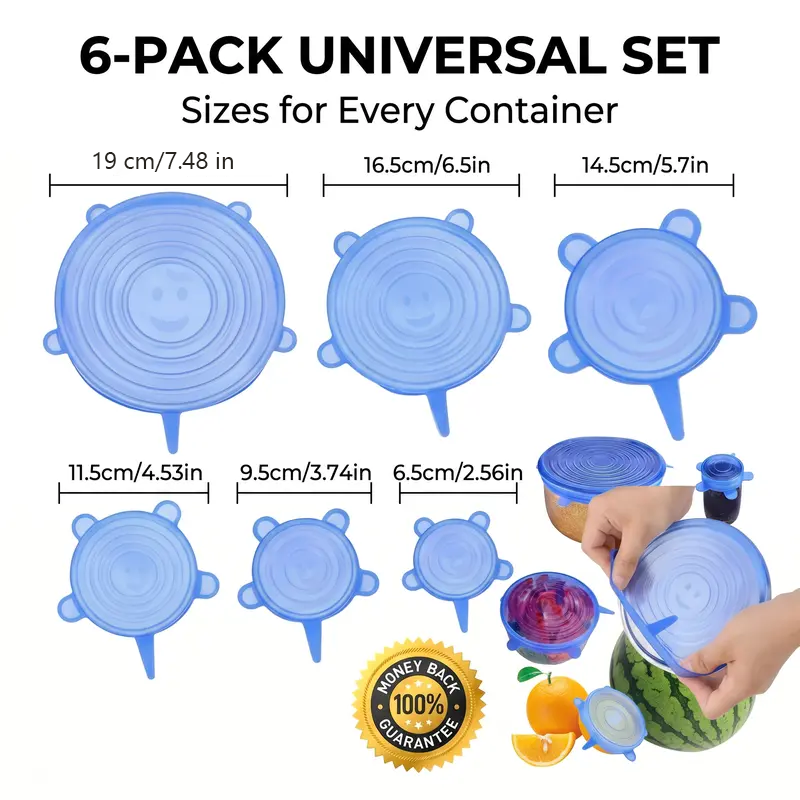 🥗✨Reusable Silicone Stretch Lids