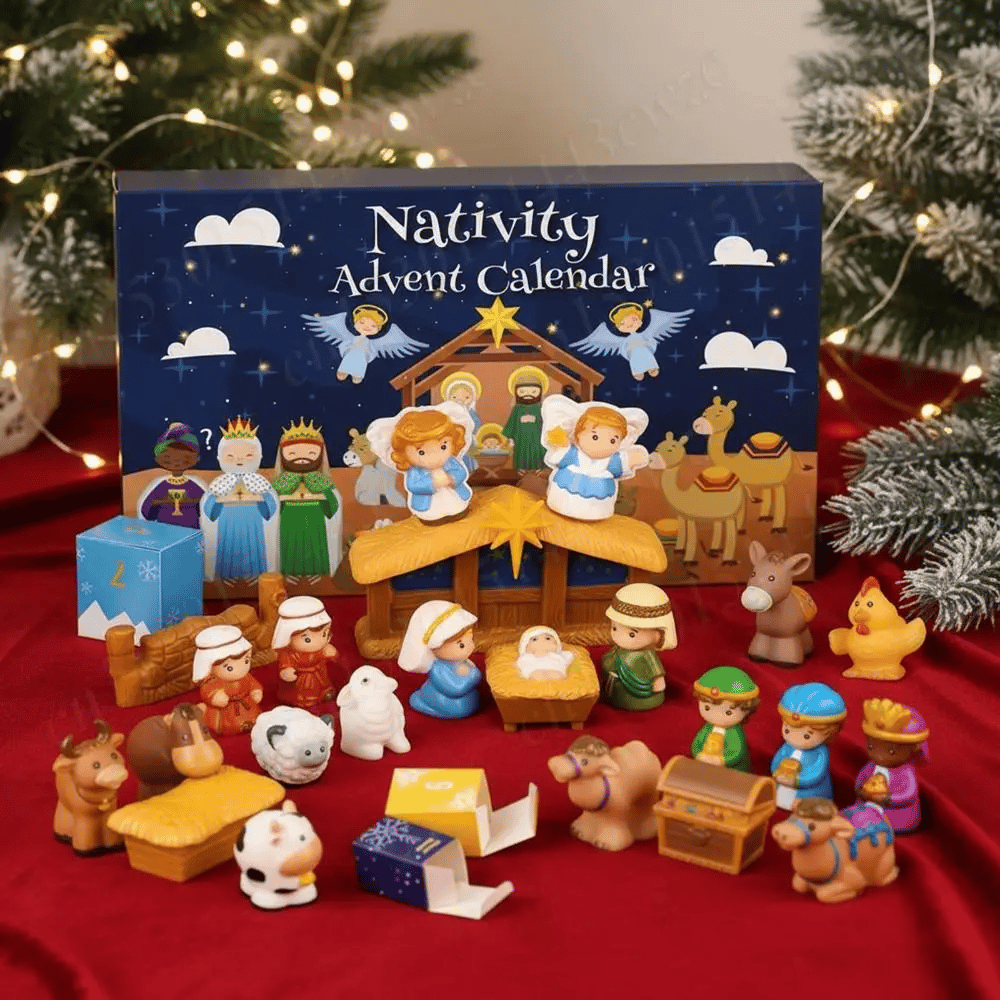 🎄🏆 2026 Nativity Advent Calendar (25pcs) 💯NONTOXIC & ODORLESS
