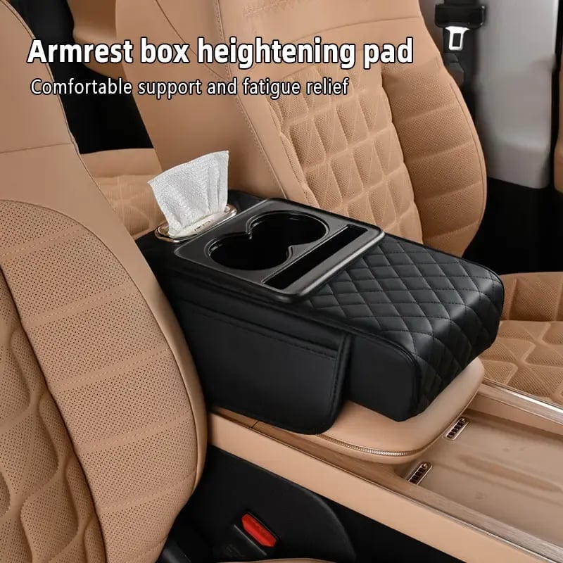 🚗✨ 4-in-1 Car Armrest Storage Organizer – Drive Smarter, Travel Better!