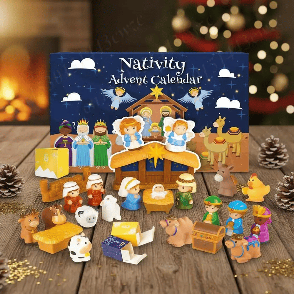 🎄🏆 2026 Nativity Advent Calendar (25pcs) 💯NONTOXIC & ODORLESS