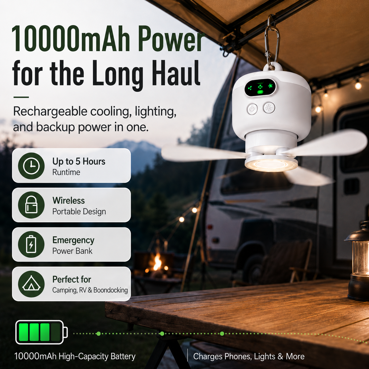 🔥Portable Camping Light