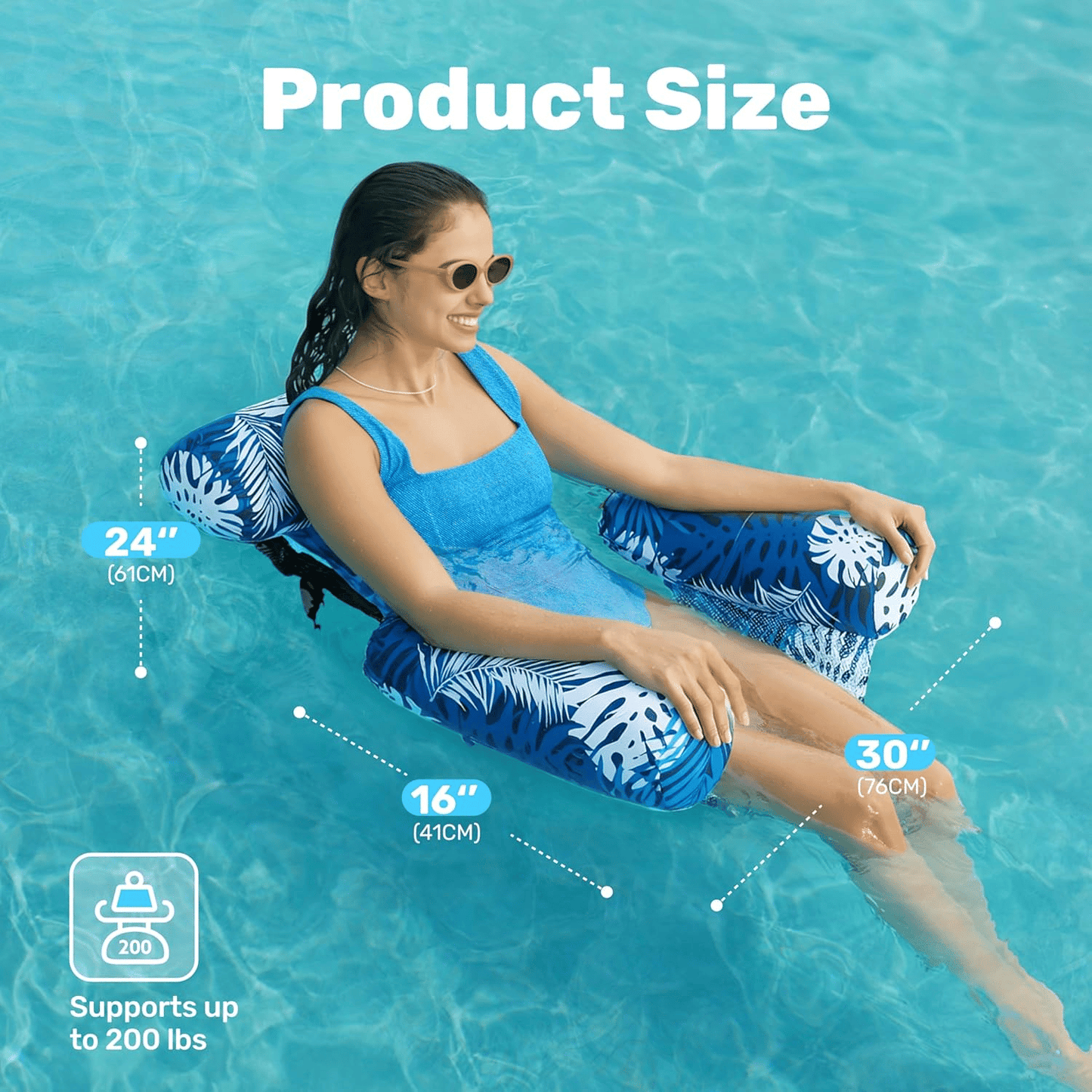 🏖️Inflatable Pool Lounge Chairs for Adults and Children – Relaxing Floating Chairs💦✨