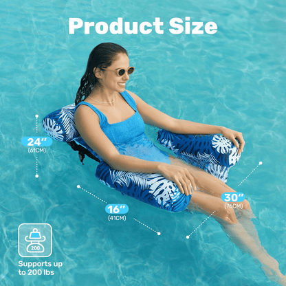 🏖️Inflatable Pool Lounge Chairs for Adults and Children – Relaxing Floating Chairs💦✨