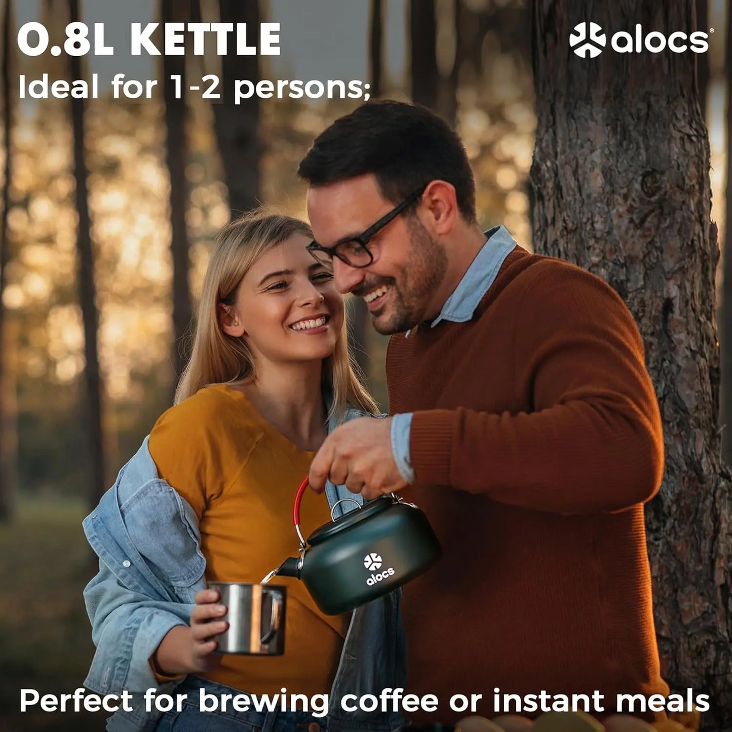🔥HOT SALE 49% OFF🍳2026 Pro Outdoor Camping Cookware: 3-in-1 Ultra-Light Pots, Pans & Kettle Set! 🏕️🛒