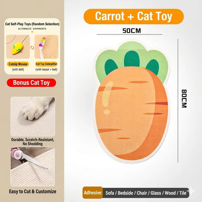 Cat Scratcher Mat – Self-Adhesive Wall & Furniture Protector 🐱✨