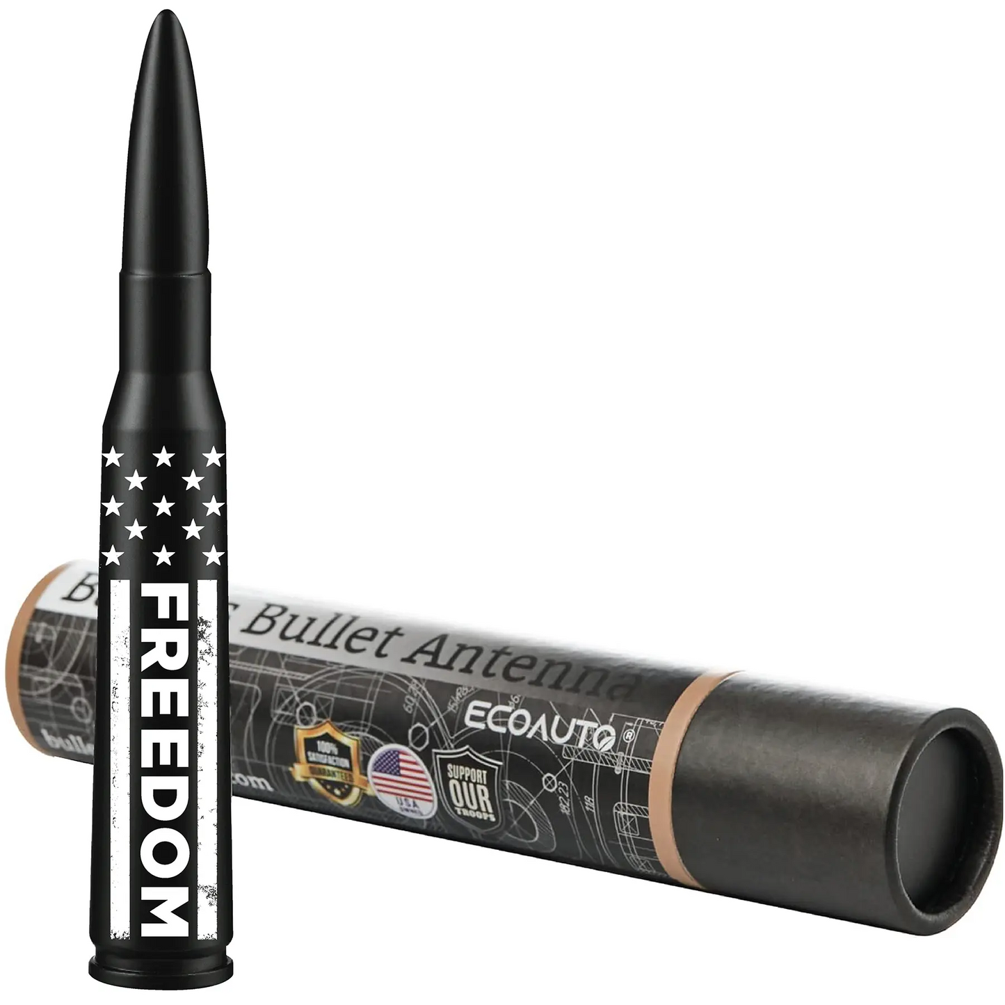 🔥 49% OFF | Universal 50 Cal Bullet Antenna | 9 Adapters Included | Fits Most Vehicles