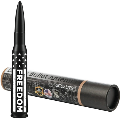 🔥 49% OFF | Universal 50 Cal Bullet Antenna | 9 Adapters Included | Fits Most Vehicles