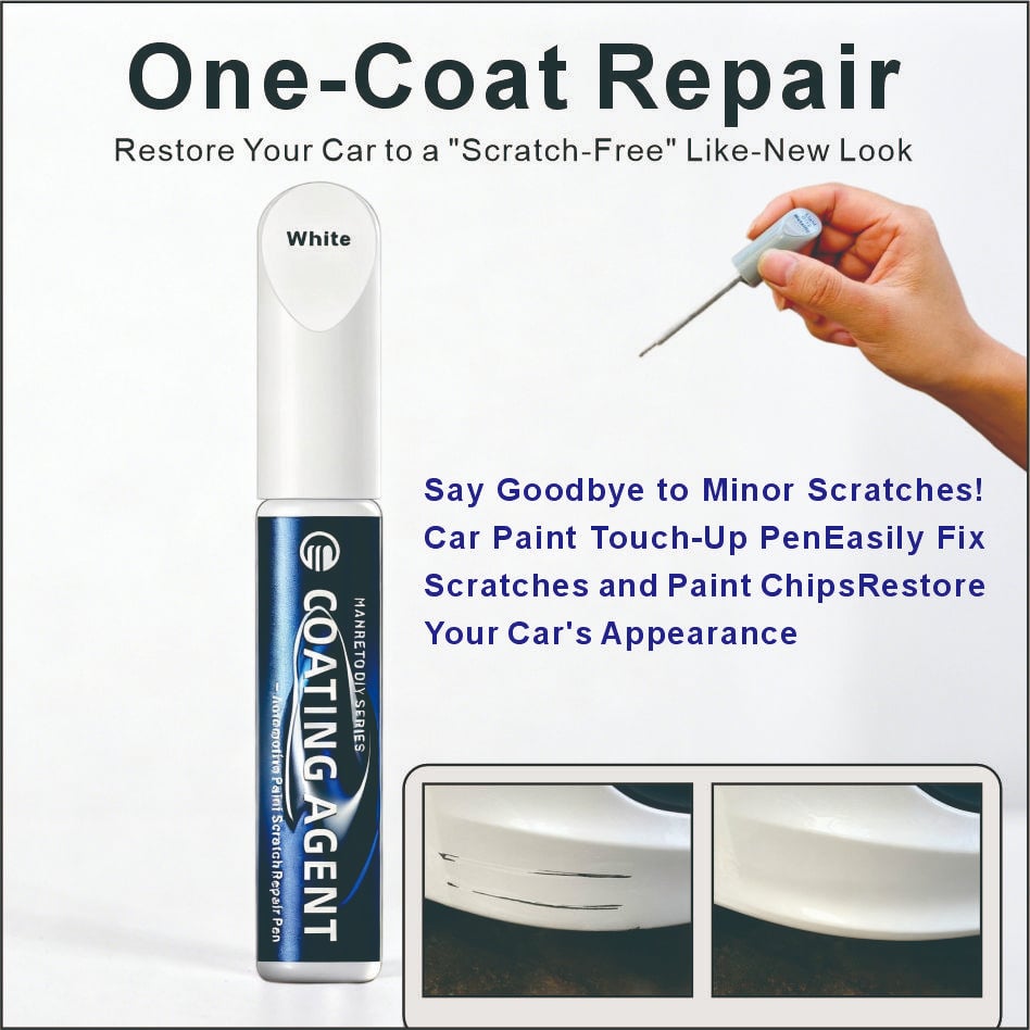 Car Scratch Repair Pen — Quick & Easy Touch-Up for Black & White Cars🚗