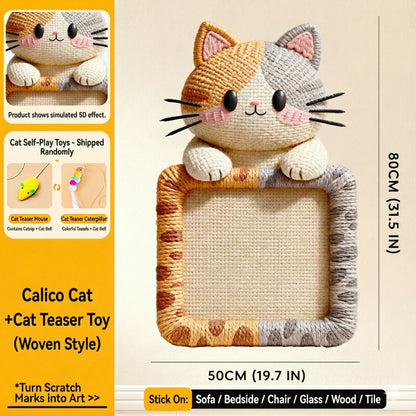 Cat Scratcher Mat – Self-Adhesive Wall & Furniture Protector 🐱✨