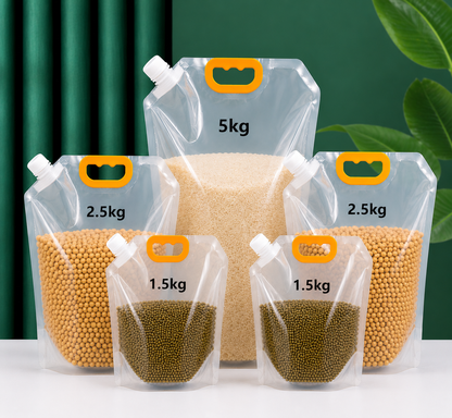 🥗5 Counts Reusable Food Sealed Bags
