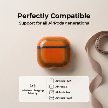 ✨ Glow, Protect & Stand Out🌌 Luminous Quicksand AirPods Case