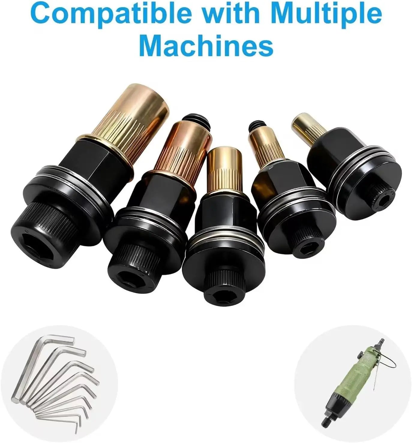 Head Rivet Nut Tool-M3 M4 M5 M6 M8 M10 Rivnut Kit-Carbon Steel Rivnut Set