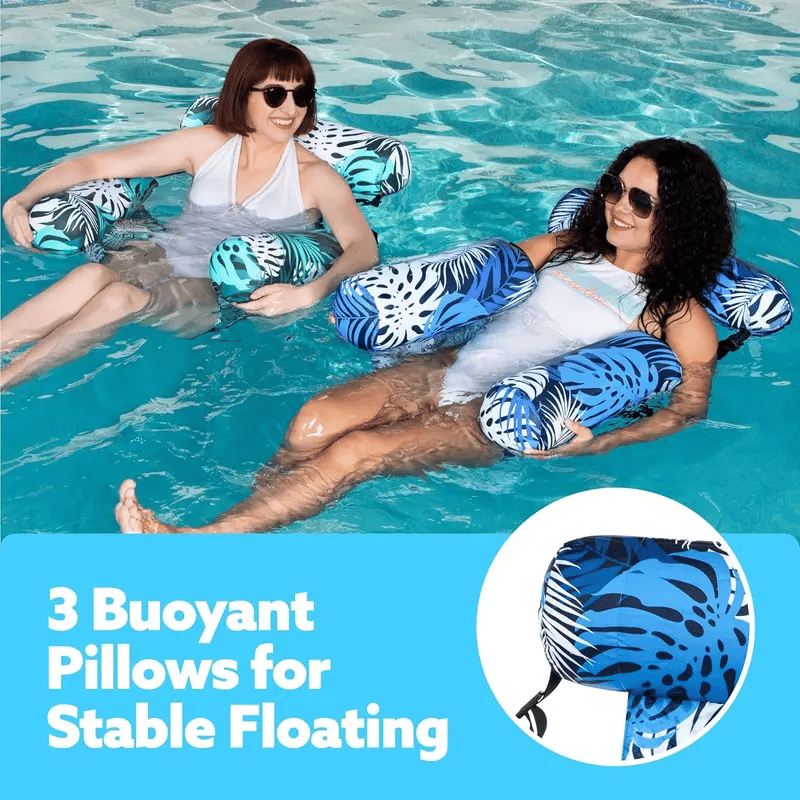 🏖️Inflatable Pool Lounge Chairs for Adults and Children – Relaxing Floating Chairs💦✨