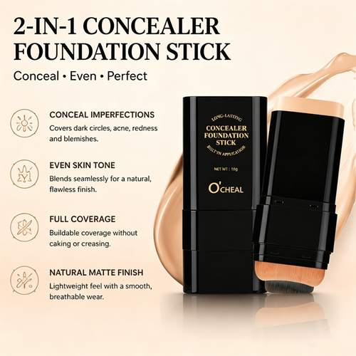 🔥Bestseller | 2-in-1 Concealer Foundation Stick