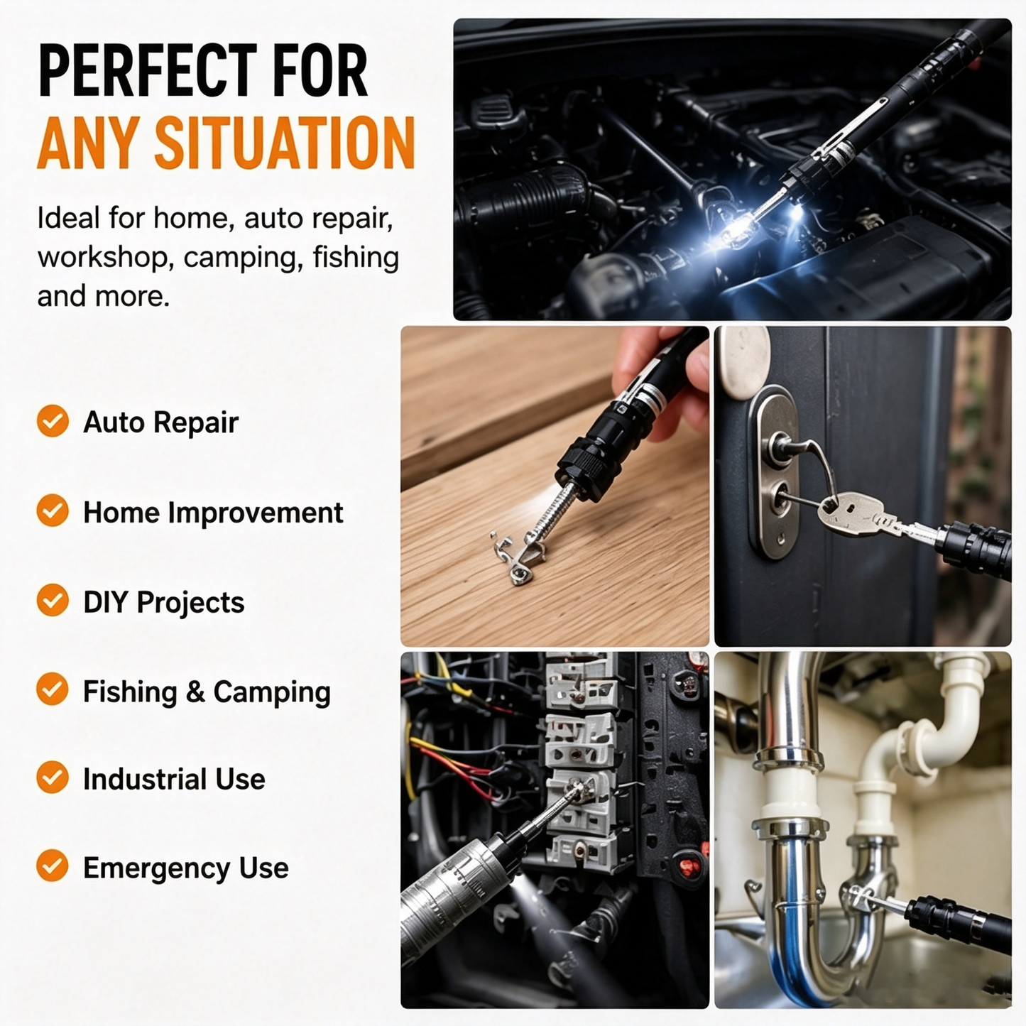 🎁🔥 Hot Sale | Telescoping Magnetic Pickup Tool with LED Flashlight