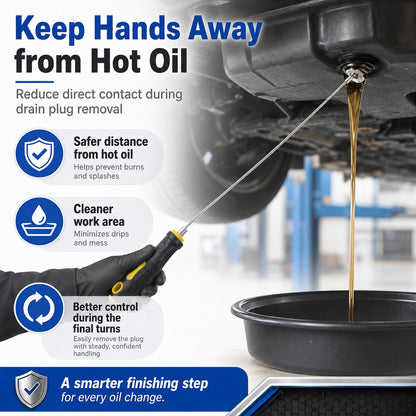 🔥HOT SALE 49% OFF✨Flexible Magnetic Oil Drain Plug Remover Tool