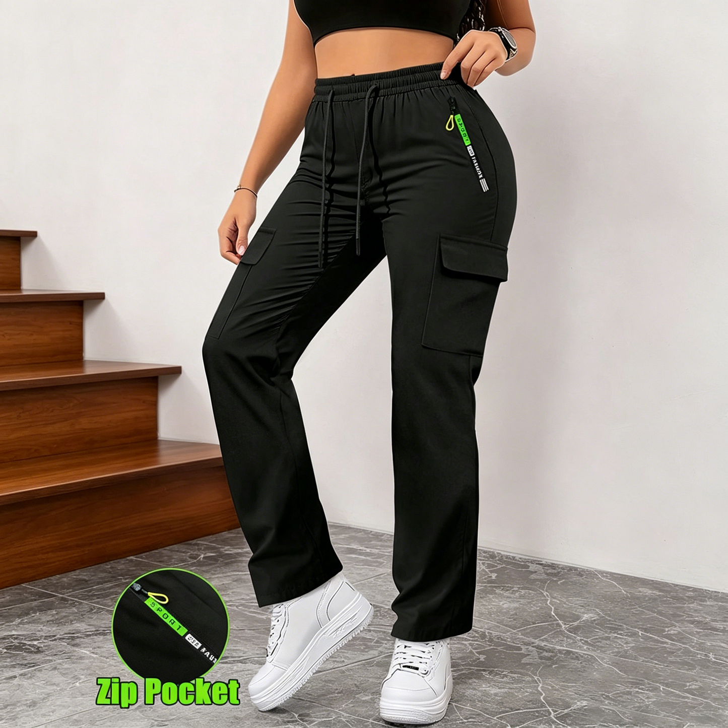 ⚡️Flash Sale｜Women’s cargo pants with multiple pockets