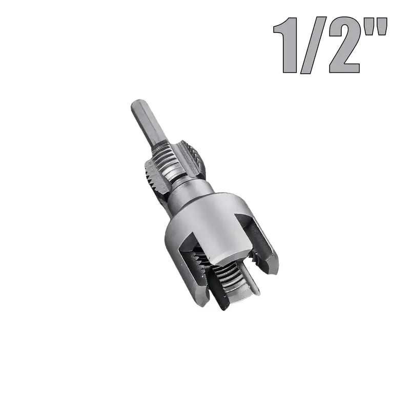 🔧 1/2'' & 3/4'' PVC Pipe Threading Tool – Integrated Internal & External Thread Cutter for Plumbing DIY Repairs