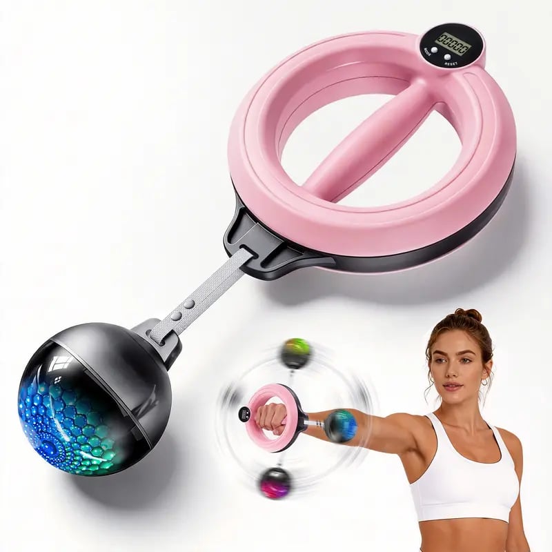360° Rotating Wrist & Forearm Strength Trainer – Grip & Arm Exerciser