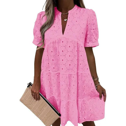 ☀️The Breezy Lace Dress That Solves "The Summer Struggle"