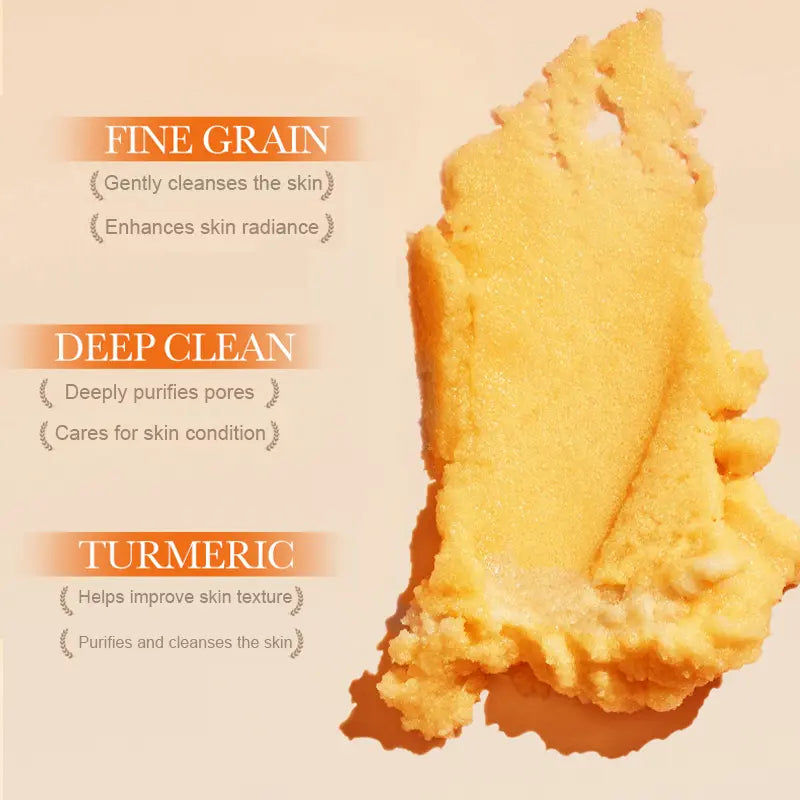 Turmeric Nourishing Scrub - Infused with natural turmeric extract and moisturizing ingredients🌿