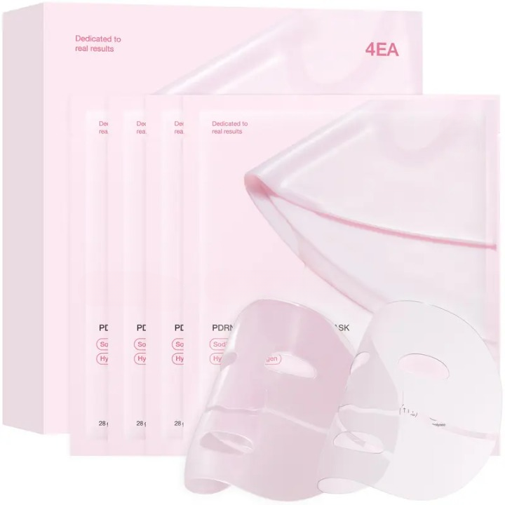 The Pink Glow Rescue – PDRN Collagen Gel Mask for Bouncy, Glass Skin