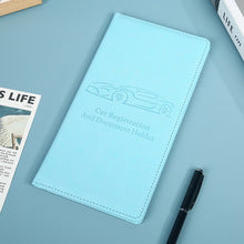 🚗 Car Registration & Insurance Document Holder | Premium PU Leather Organizer