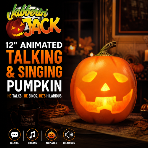🎁Animated pumpkin that talks and sings