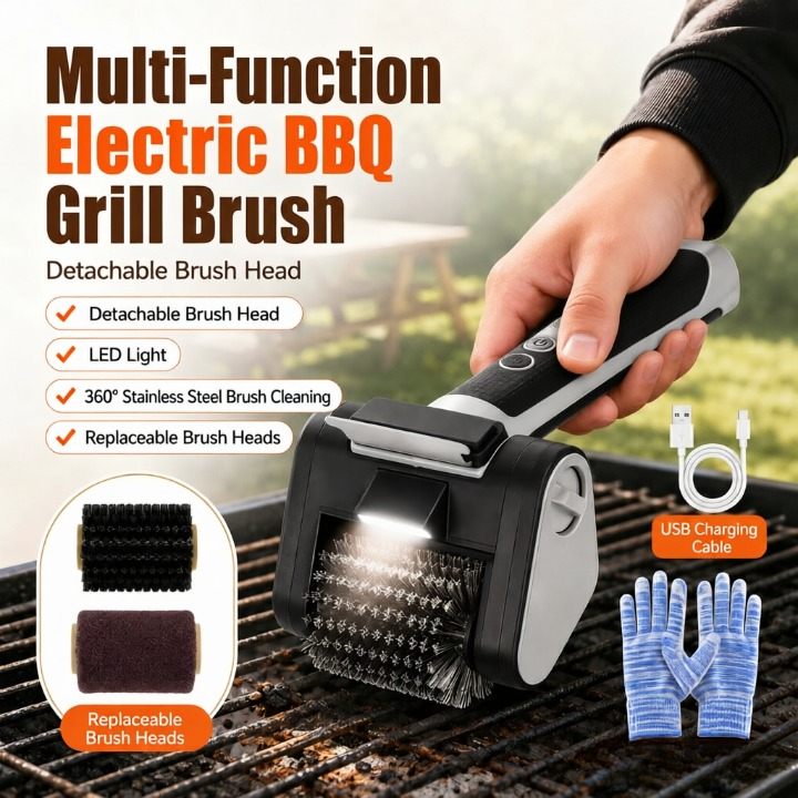 🔥Electric BBQ Grill Brush