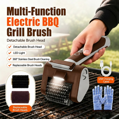 🔥Electric BBQ Grill Brush