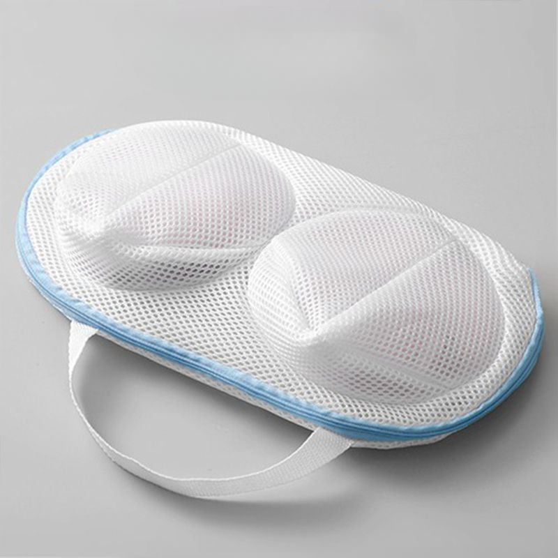 🛁 BUY 1 GET 1 FREE 🎁-Mesh Bra Laundry Bag – 3D Guard, Anti-Deform, Handle + Zipper for Machine Wash