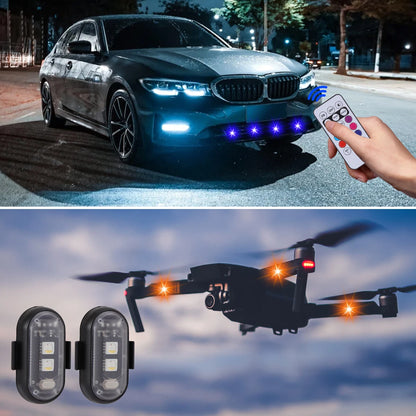 🚨 RGB Led Strobe Warning Lights
