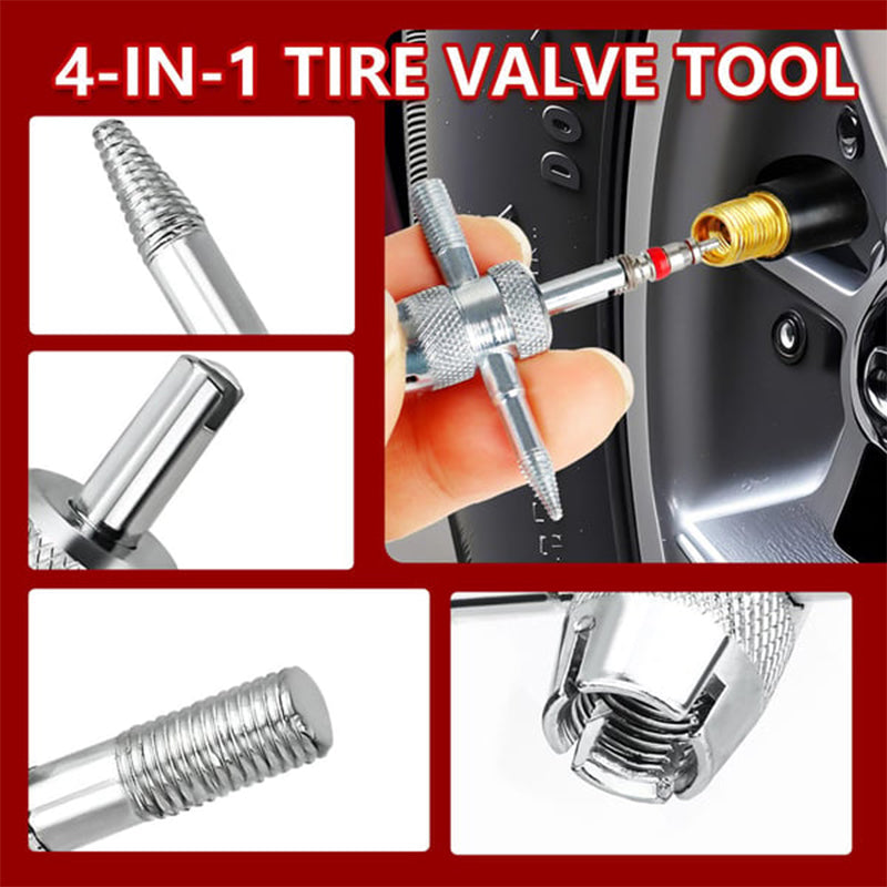 ⏰Quick Change Car Tire Valve Tool Kit
