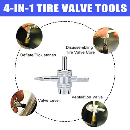 ⏰Quick Change Car Tire Valve Tool Kit