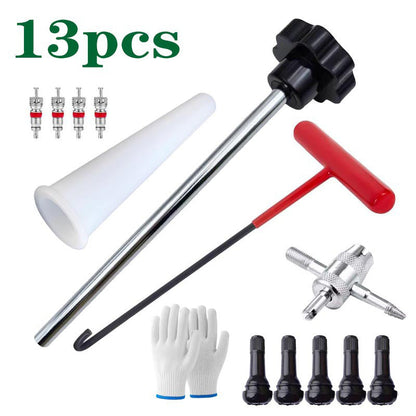 ⏰Quick Change Car Tire Valve Tool Kit