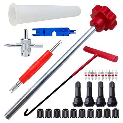 ⏰Quick Change Car Tire Valve Tool Kit