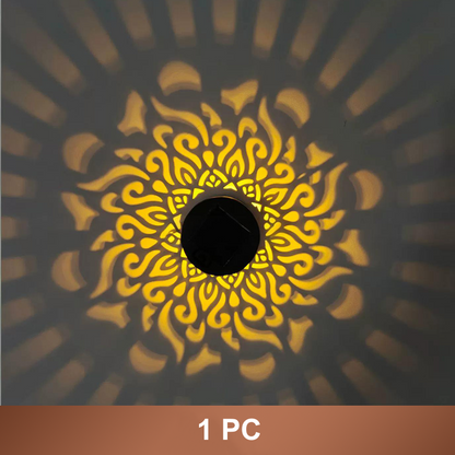 🌞 49% OFF🎁Solar Mandala Light – Stunning Pattern Projection, 2-in-1 Floor & Wall Design & IP65 Waterproof Auto On/Off 🌿