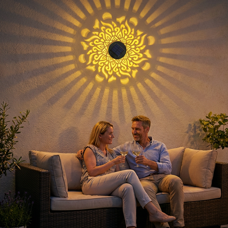 🌞 49% OFF🎁Solar Mandala Light – Stunning Pattern Projection, 2-in-1 Floor & Wall Design & IP65 Waterproof Auto On/Off 🌿