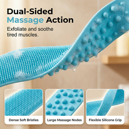 🔥Limited Time Promotion 50% OFF🔥Dual-Sided Silicone Back Scrubber