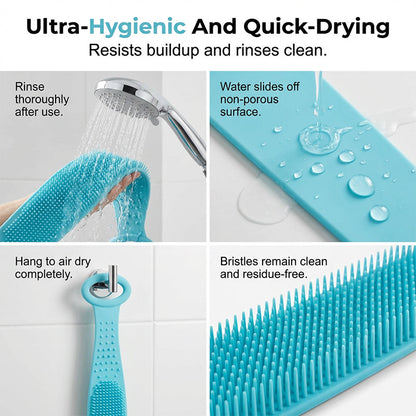 🔥Limited Time Promotion 50% OFF🔥Dual-Sided Silicone Back Scrubber