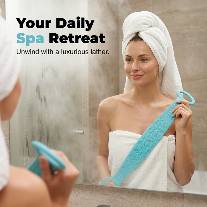 🔥Limited Time Promotion 50% OFF🔥Dual-Sided Silicone Back Scrubber