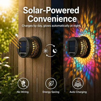 🌞 49% OFF🎁Solar Mandala Light – Stunning Pattern Projection, 2-in-1 Floor & Wall Design & IP65 Waterproof Auto On/Off 🌿