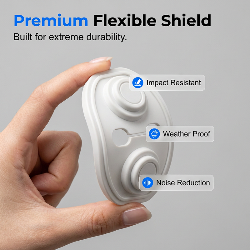 Car Door Lock Cover – Noise-Dampening & Rust-Proof Striker Protector