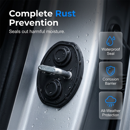 Car Door Lock Cover – Noise-Dampening & Rust-Proof Striker Protector