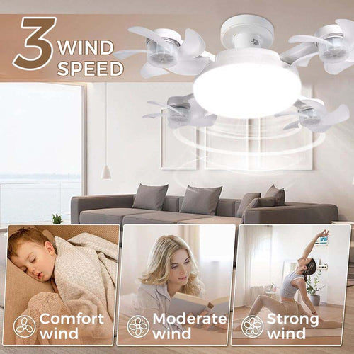 💡🌀 2-in-1 Energy-Saving Fan Light｜Cool Air + Soft Light in One
