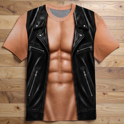 Funny Muscle T Shirt for Men,Too Hot To Handle Summer Vacation Gift