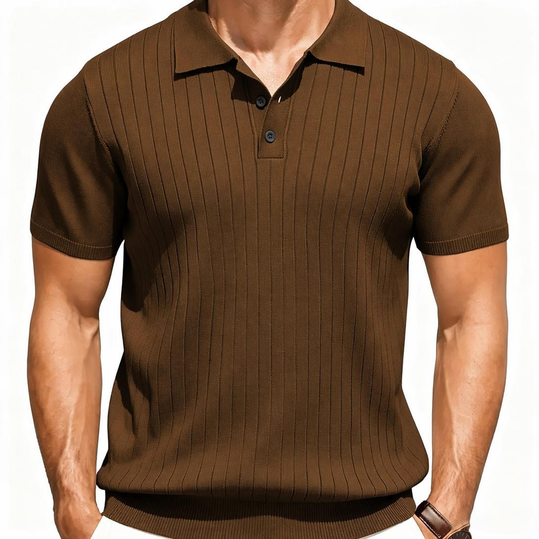 🏌️‍♂️ MEN’S KNIT POLO SHIRT – ULTIMATE LIGHTWEIGHT COMFORT