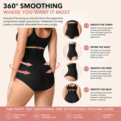 ⬆️ High-Waisted Seamless Shapewear – Anti-Slip, Breathable, Smooth Compress